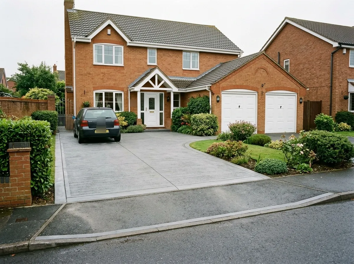 Driveway · concrete (illustrative image)